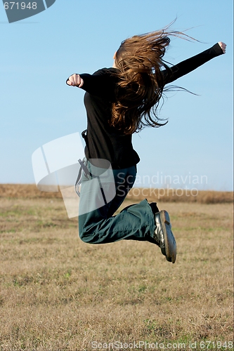 Image of Girl Jumping