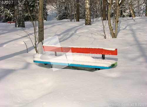 Image of Winter bench