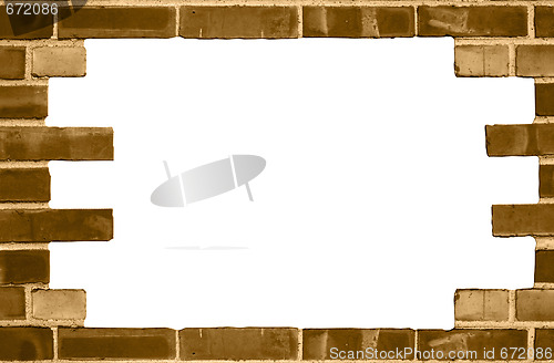Image of Brick Wall Background Texture