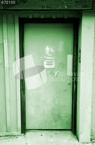 Image of Restroom Door