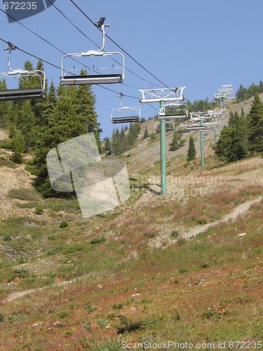 Image of Lake Louise Cable Car in Banff National Park in Rocky Mountains