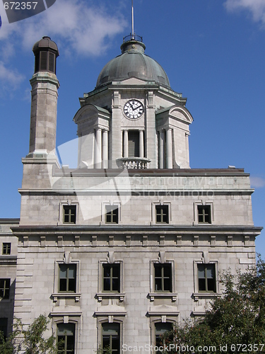 Image of Clock Tower of the Old Post Office building in Quebec City