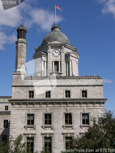 Image of Clock Tower of the Old Post Office building in Quebec City