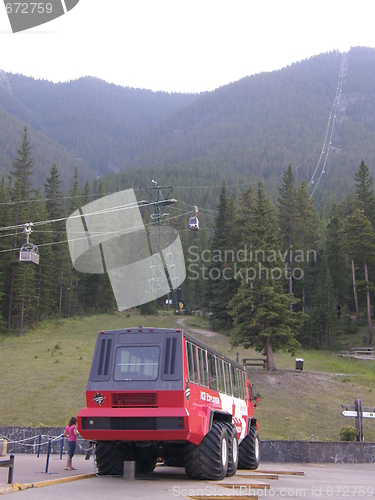 Image of Gondola at Sulphur Mountain in Banff National Park