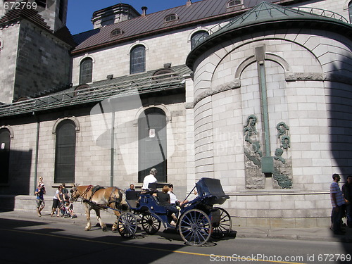 Image of Notre Dame Basilica Cathedral in Quebec City