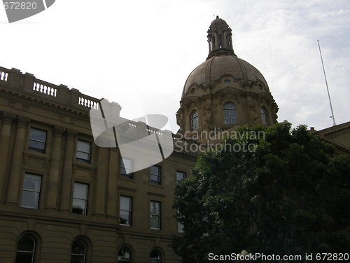 Image of State Legislature of Alberta in Edmonton