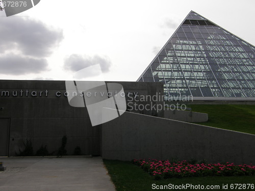 Image of Muttart Conservatory in Edmonton, Alberta