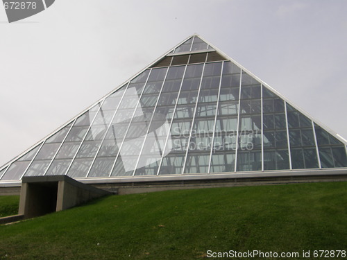 Image of Muttart Conservatory in Edmonton, Alberta