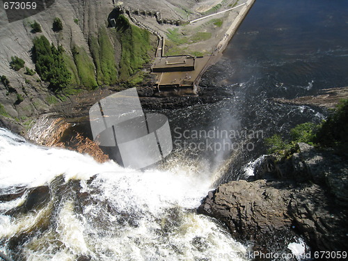 Image of The Montmorency Falls in Quebec City