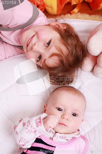 Image of Cute kids with toys