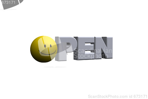 Image of open