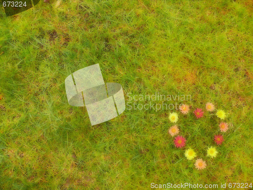 Image of heart shaped flowers