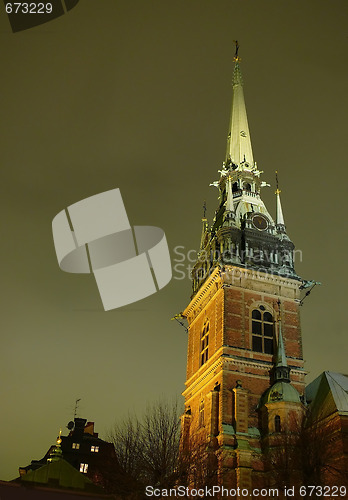 Image of church tyska in stockholm