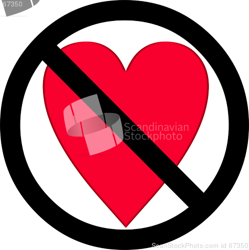 Image of No Love Symbol