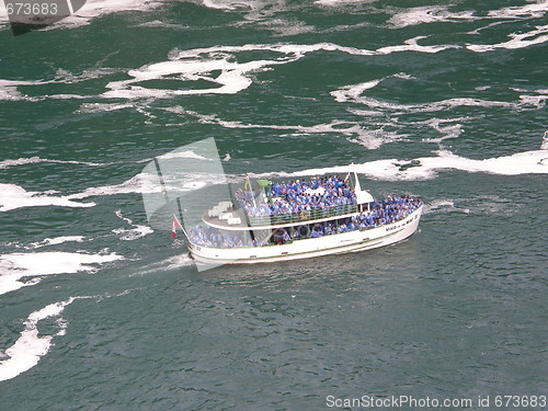 Image of Boat in the Niagara River