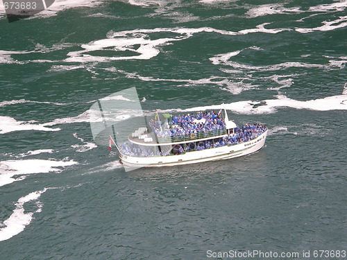 Image of Boat in the Niagara River