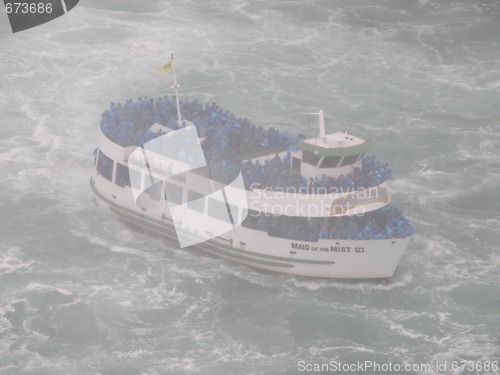 Image of Boat in the Niagara Falls