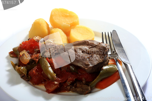 Image of Liver and veg casserole meal