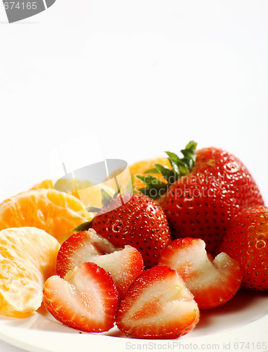 Image of Strawberries and tangerines