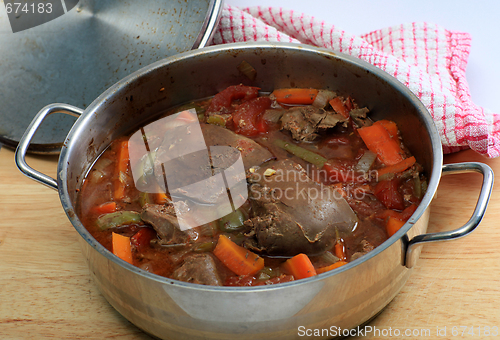 Image of Liver and vegetable casserole