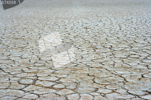 Image of salty lake Baskunchak,Russia