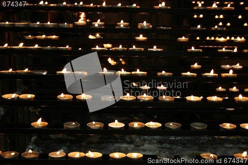 Image of candles background