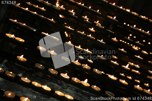 Image of candles background