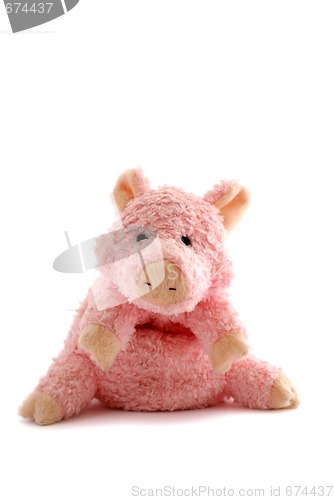 Image of pink stuffed piglet