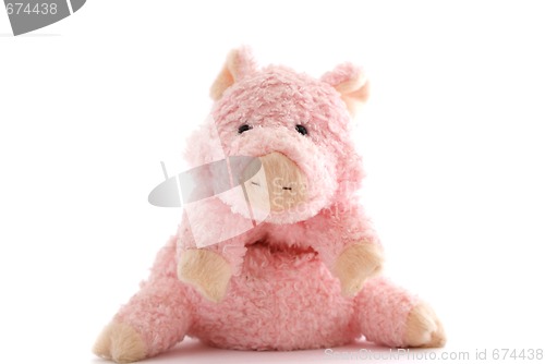 Image of pink stuffed piglet