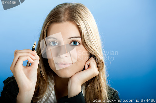 Image of Sexy business woman