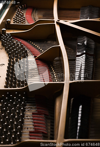 Image of grand piano close-up
