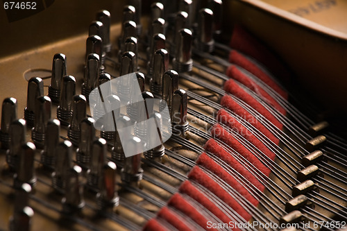 Image of grand piano close-up