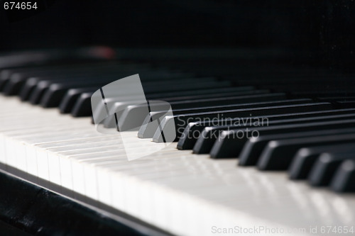 Image of Piano keyboard