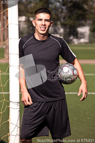 Image of Hispanic soccer or football player
