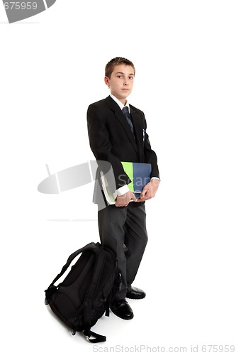 Image of Standing school student