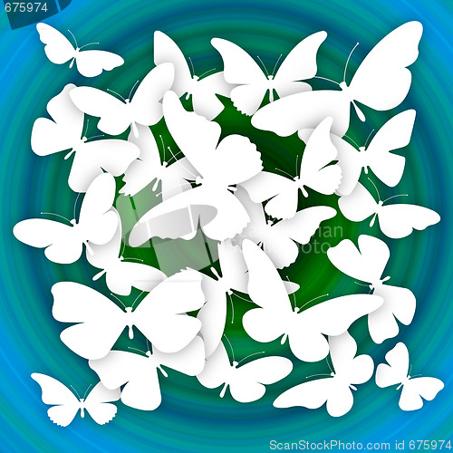 Image of Butterfly Background