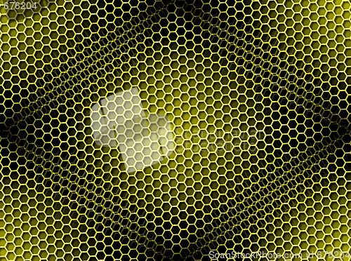 Image of Honeycomb Background Seamless yellow