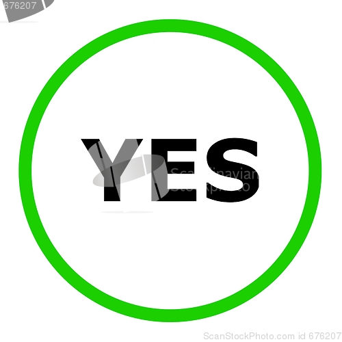Image of Yes Sign