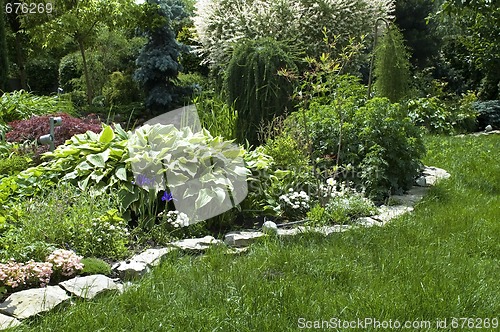 Image of peaceful garden