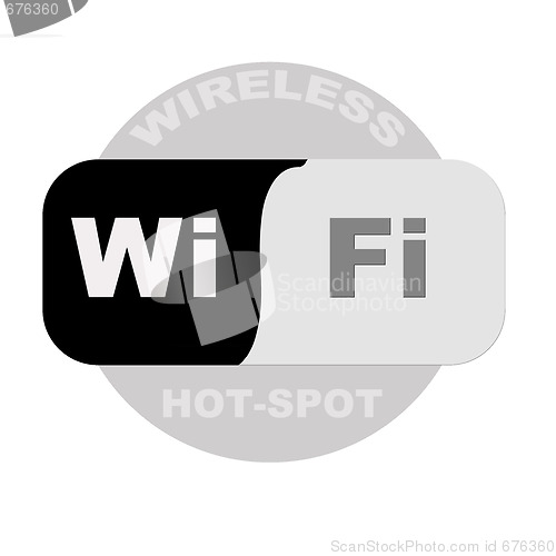 Image of Wireless Hot-Spot Sign