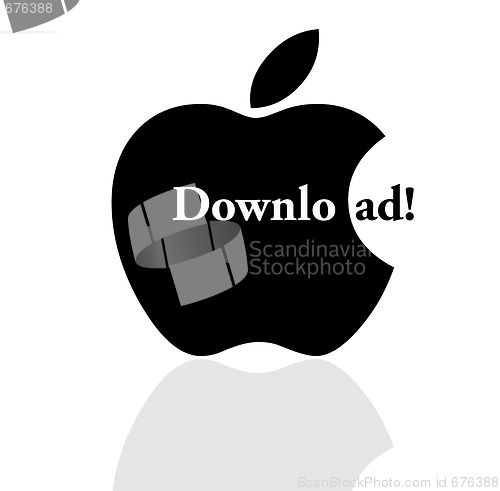 Image of An Apple Download Sign