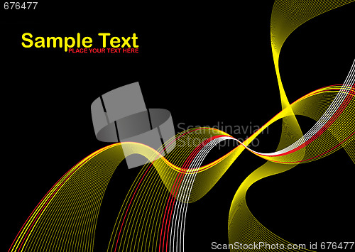 Image of black wave stroke