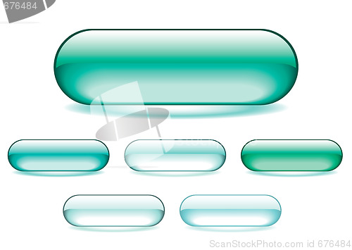 Image of green gel icons