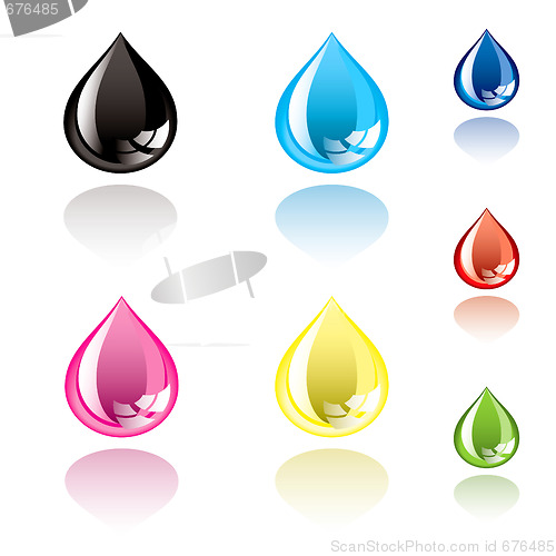 Image of ink droplet