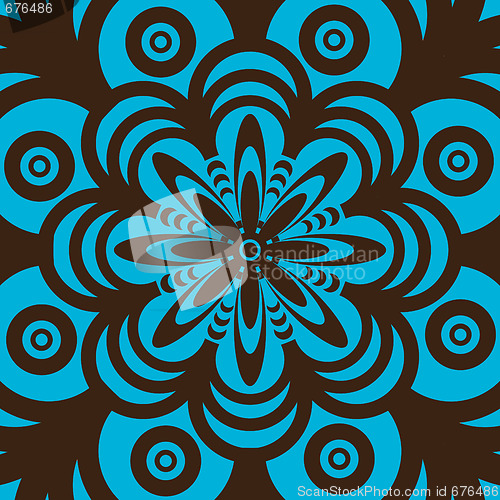 Image of retro wallpaper design
