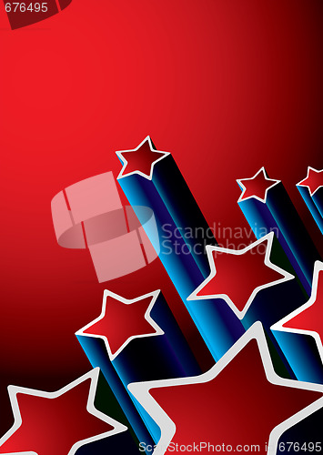 Image of star background retro