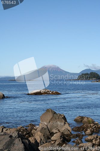 Image of Mt. Edgecumbe Volcano at Sitka Alaska