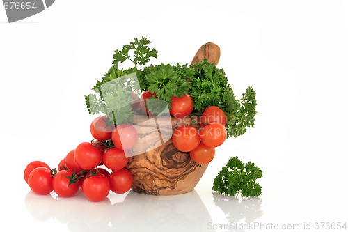 Image of Tomatoes and Parsley Herb