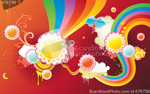 Image of funky background