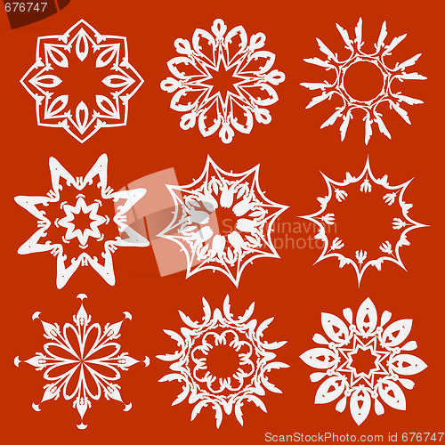 Image of  floral and ornamental elements